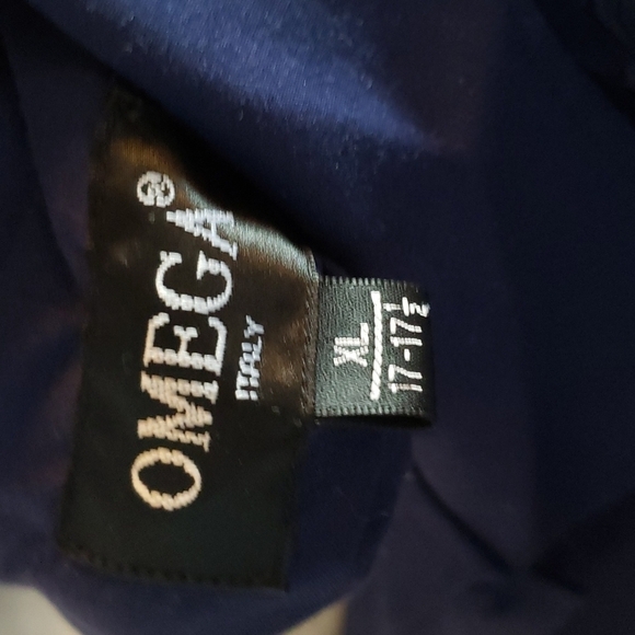 Omega Italy tropical embroidery short sleeve button down shirt - Picture 5 of 6